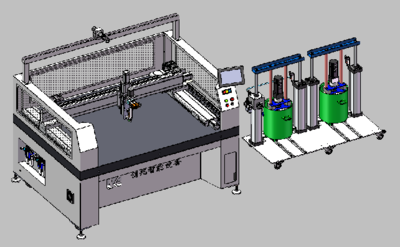 双组份单阀硅胶机