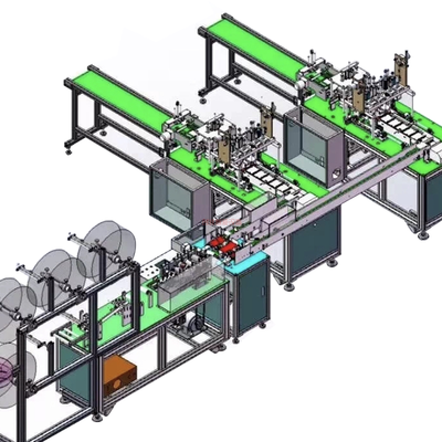 一拖二平面口罩机